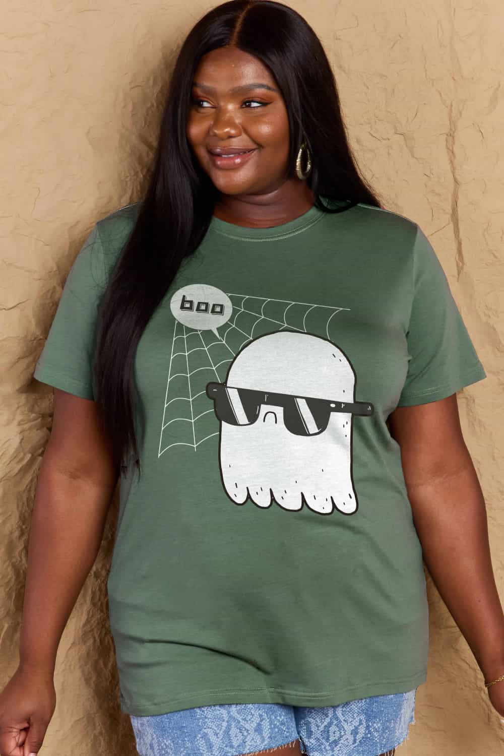 Simply Love Full Size BOO Graphic Cotton T-Shirt